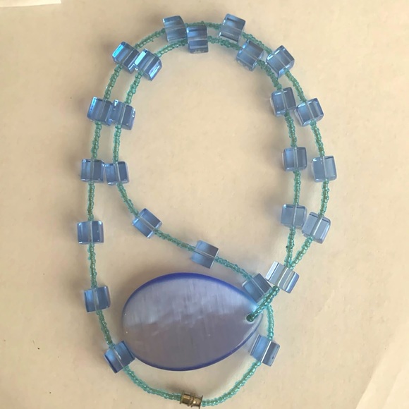 Glass Beads Necklace- NWOT - Picture 1 of 3
